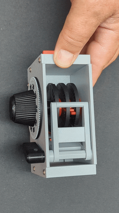 Mechanisches Tresor Zahlenschloss – Funktionsmodell