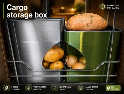 Vegetables storage box - dispenser for cargo