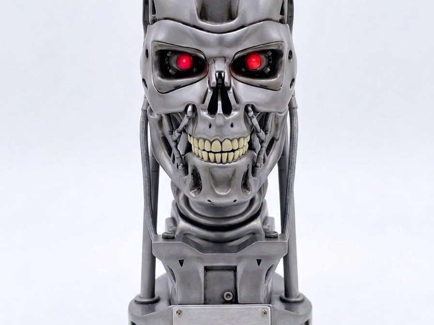 ULTIMATE T-800 Terminator Bust - 4 Multi-Angle Display (High-Detail ...