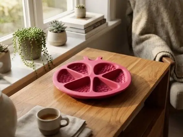 Pomegranate Slice Tray - Fruit Catchall Dish