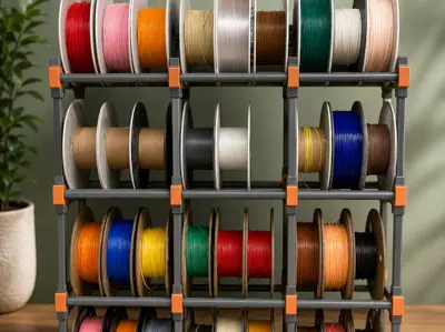 Modular Filament Spool Rack