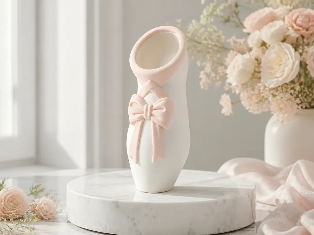 Ballet Shoe Vase Ballerina Slipper Decor