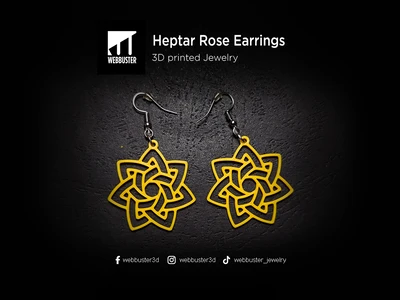 Heptar Rose Earrings