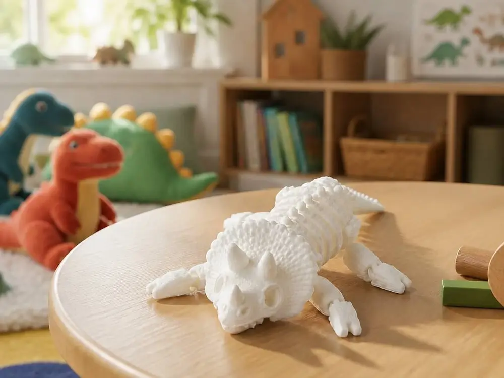 Knitted Dinosaur Skeleton Flexi Toy