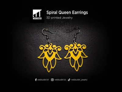 Spiral Queen Earrings