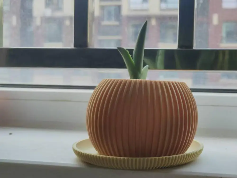直线花盆