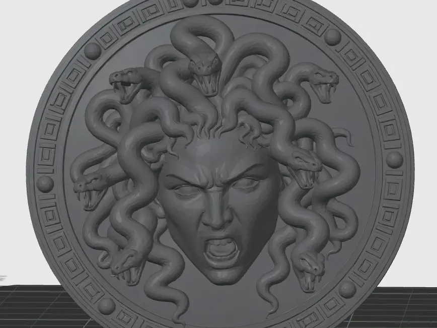 Round Shield Gorgon