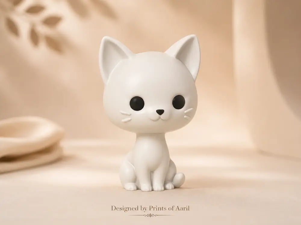 Cute Cat Miniature Figurine