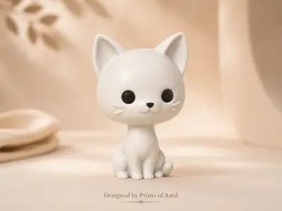Cute Cat Miniature Figurine