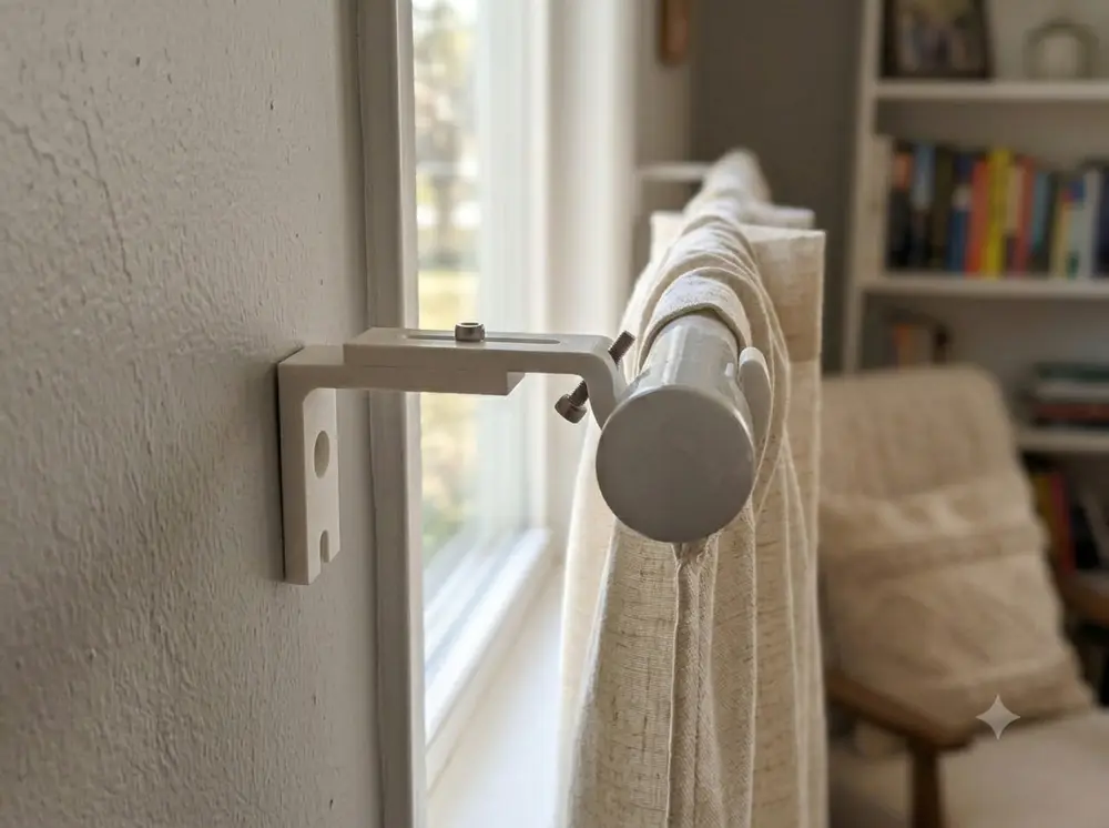 Adjustable Curtain Rod Bracket