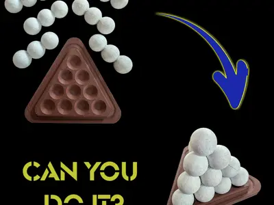 Pyramid Puzzle Decor