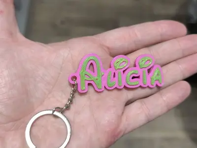 Keychain Alicia Disney