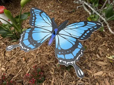 Garden Shade Butterfly Supports