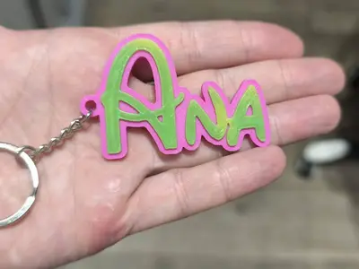 Keychain Ana al estilo Disney