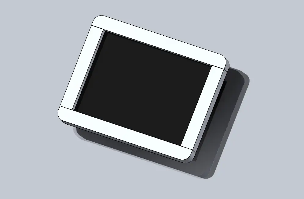 Frame for 28.2 X 20.9 cm Pictures/Drawings with curved edges