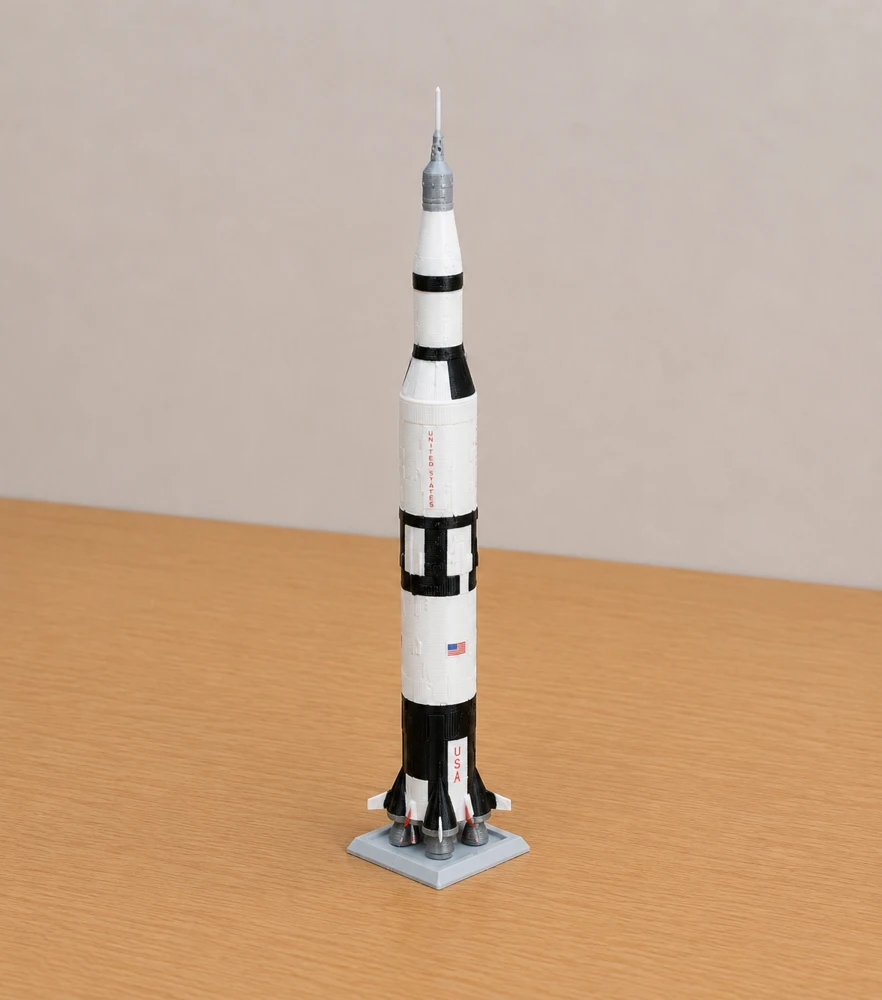 Nasa サターンv 模型 アポロ11号40周年記念 サターンV型ロケット 1 400 -