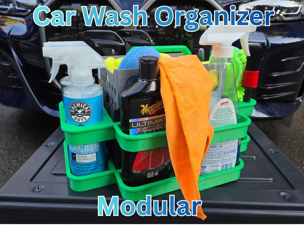 MODULAR CAR WASH AND DETAILING ORGANIZER