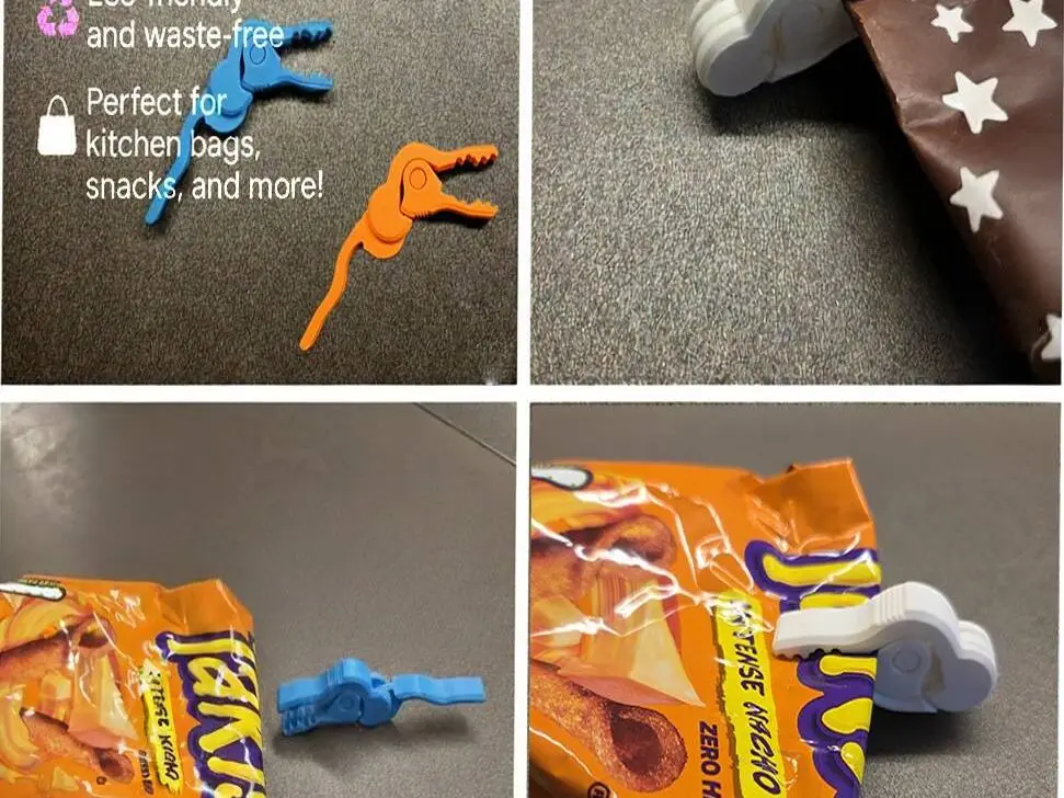 Crocodile Bag Clip: durable and reusable