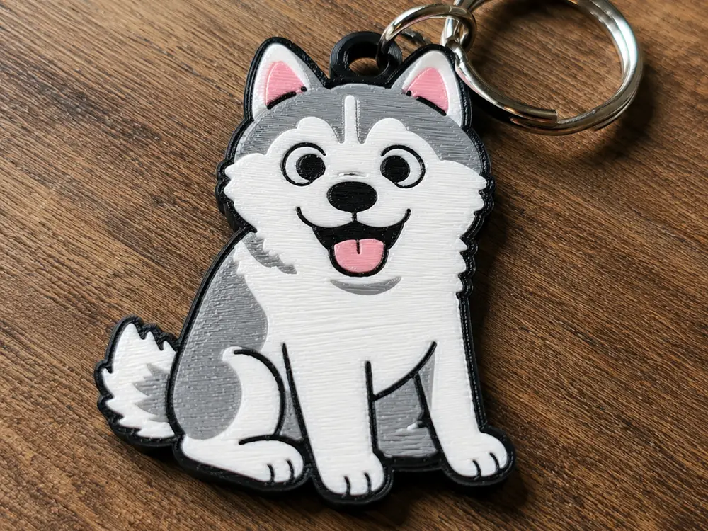 Husky Chibi Keychain!