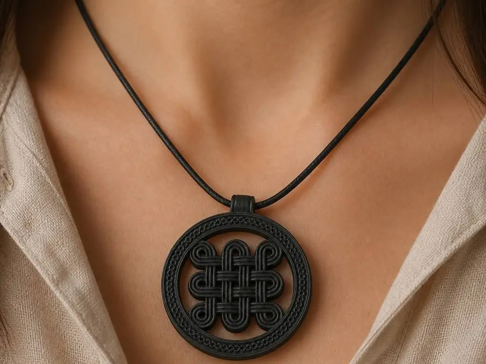 Celtic Knot Pendant - Round Jewelry Charm