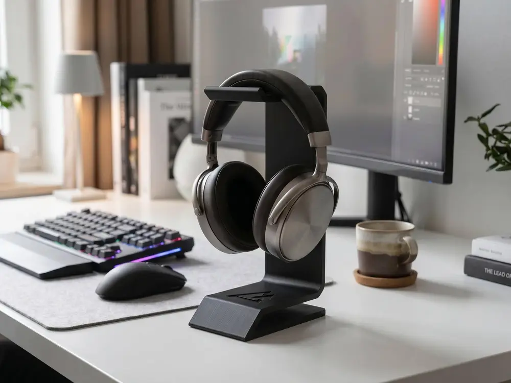 "Delta" Headphone Stand – Stealth Look