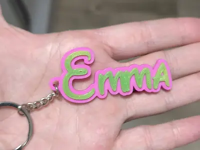 Llavero de Emma al estilo Disney