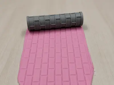 Brick Shape Pattern Roller
