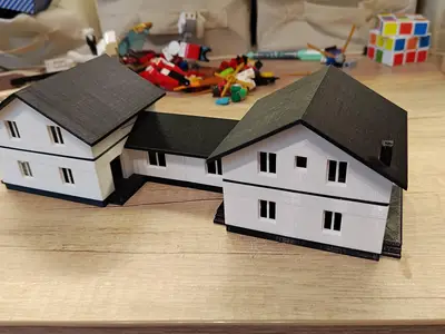2 Storey Duplex House Cozma