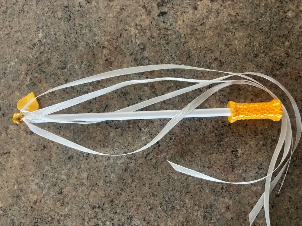 3D Printed Wedding Ribbon Wand