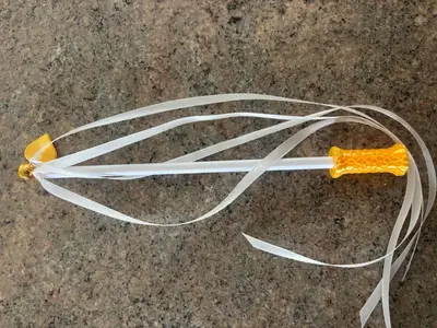 3D Printed Wedding Ribbon Wand