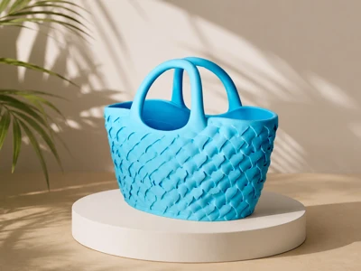 Seamless Braided Texture Tote Bag