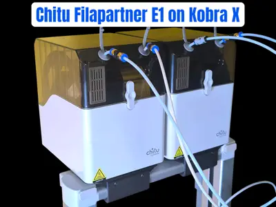 Gantry Holder for Filapartner E1 on Kobra X