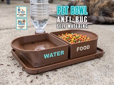 Self Watering Anti-bug Pet Bowl
