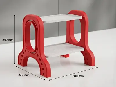 Modular 2-Tier Desktop Organizer