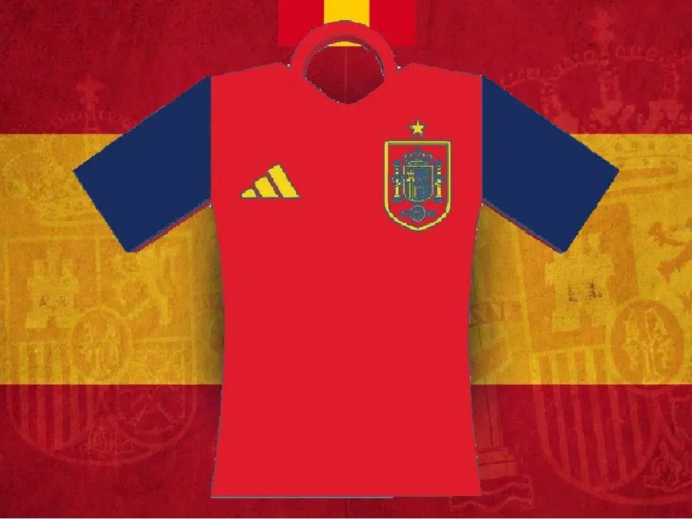 Spain Football Team Keychain Home Kit Jersey 2026 Edition