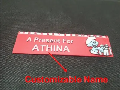 Customizable Smurf Ruler!