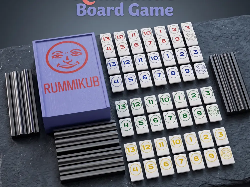 1️⃣2️⃣3️⃣RUMMIKUM Board Game3️⃣2️⃣1️⃣