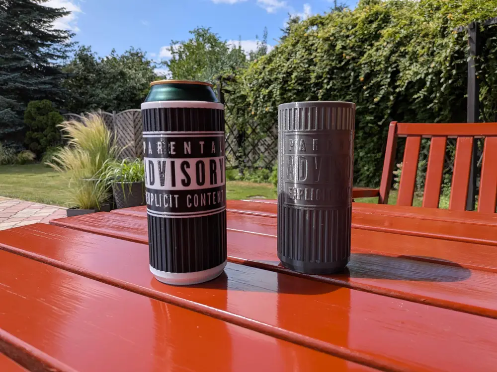 Funny Can Sleeve - Parental Advisory
