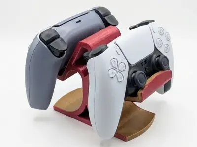 Dual PlayStation Controller Stand (DualSense) - Minimalist & Space-Saving Design