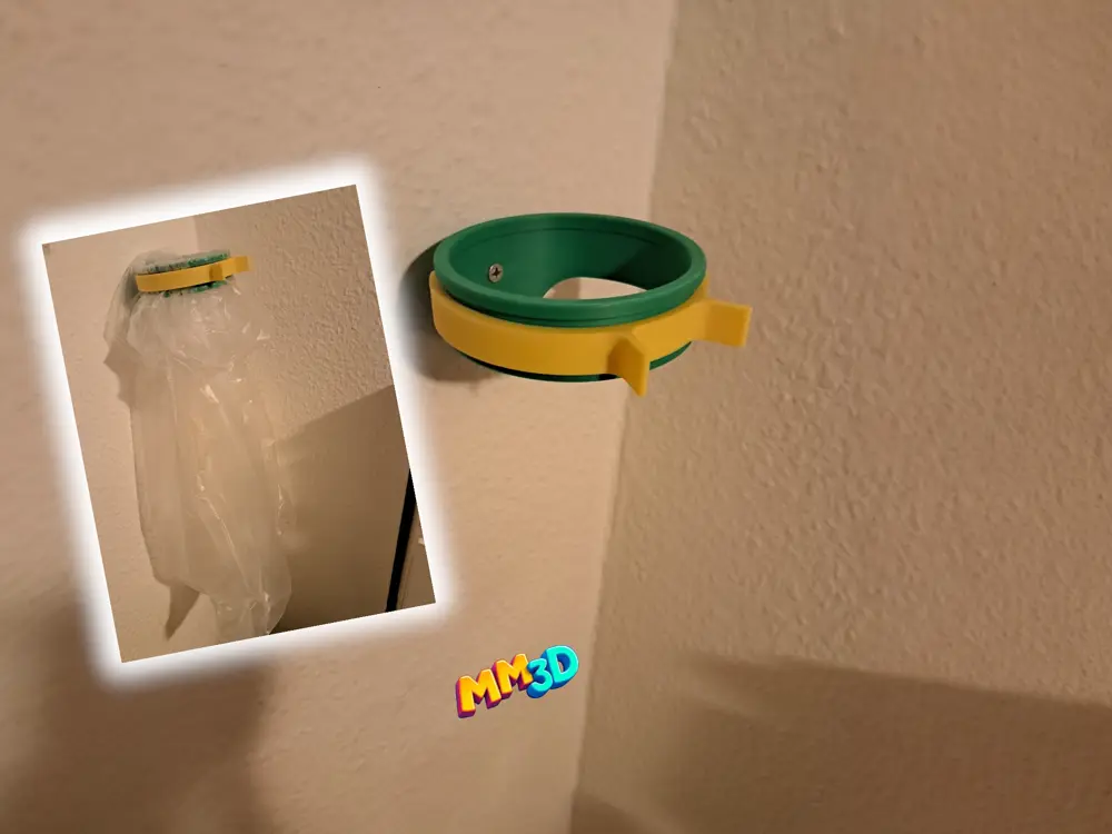 Wall Mounted PET Bottle Recycling Bag Holder