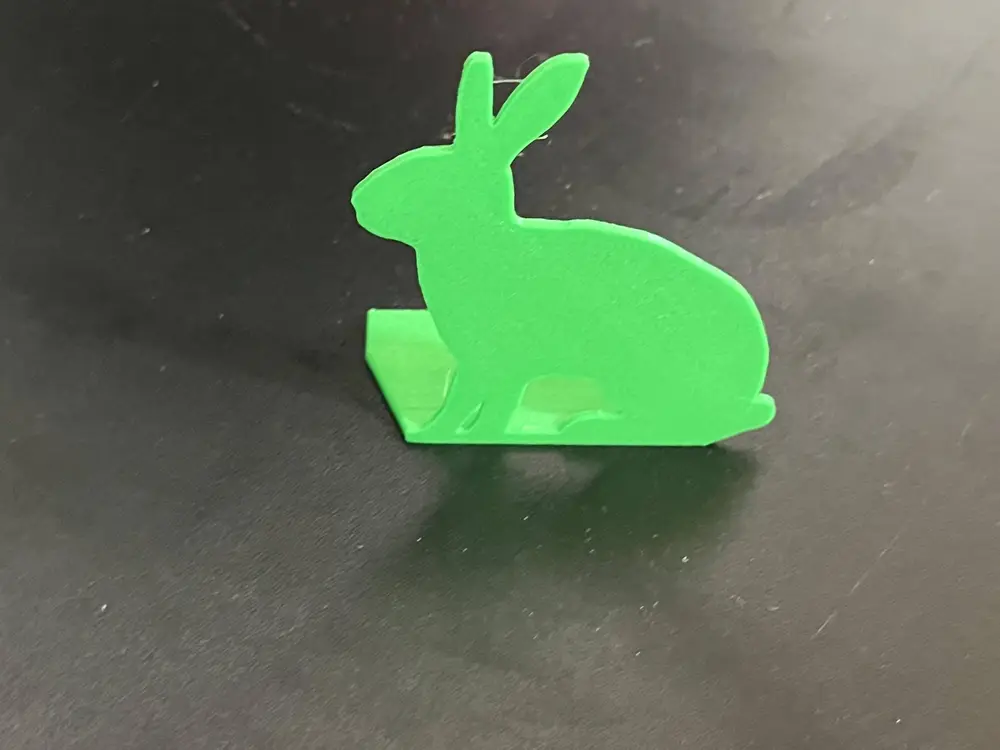 rabbit silhouette target