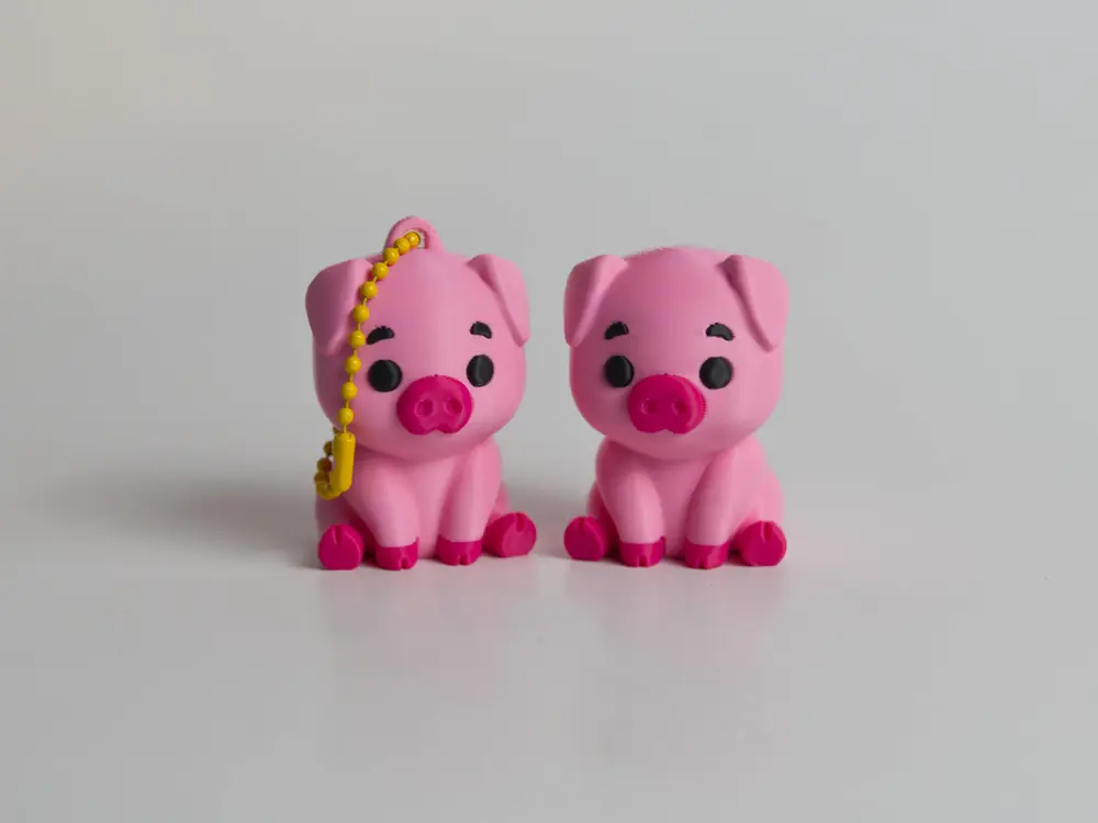 Cute Pig Keychain