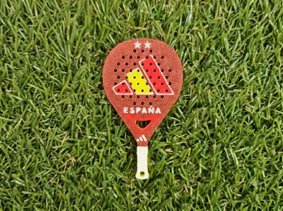 Adidas Spain Padel Racket Keychain World Champion
