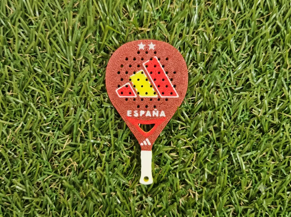 Adidas Spain Padel Racket Keychain World Champion