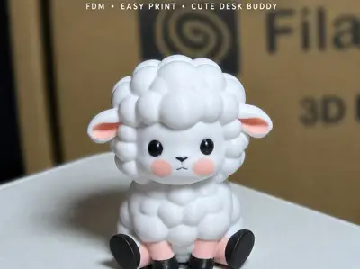 BHÈÈÈ! – Cute Sitting Little Sheep