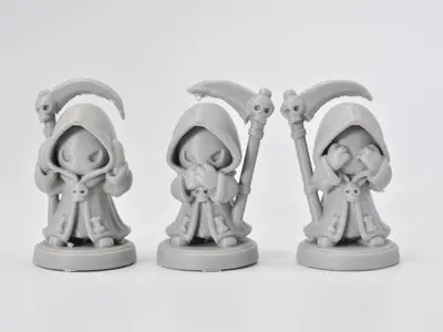 Chibi Grim Reaper Trio – See, Hear & Speak No Evil