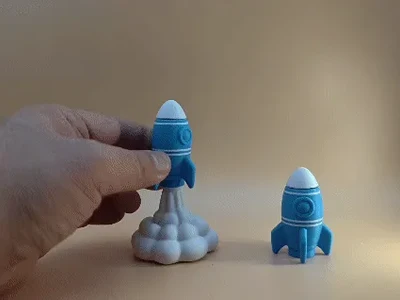 会 “咻” 地起飞的磁力火箭！