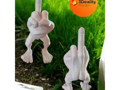 Middle finger man