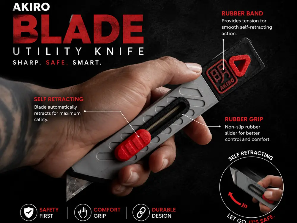 AKIRO BLADE Utility knife