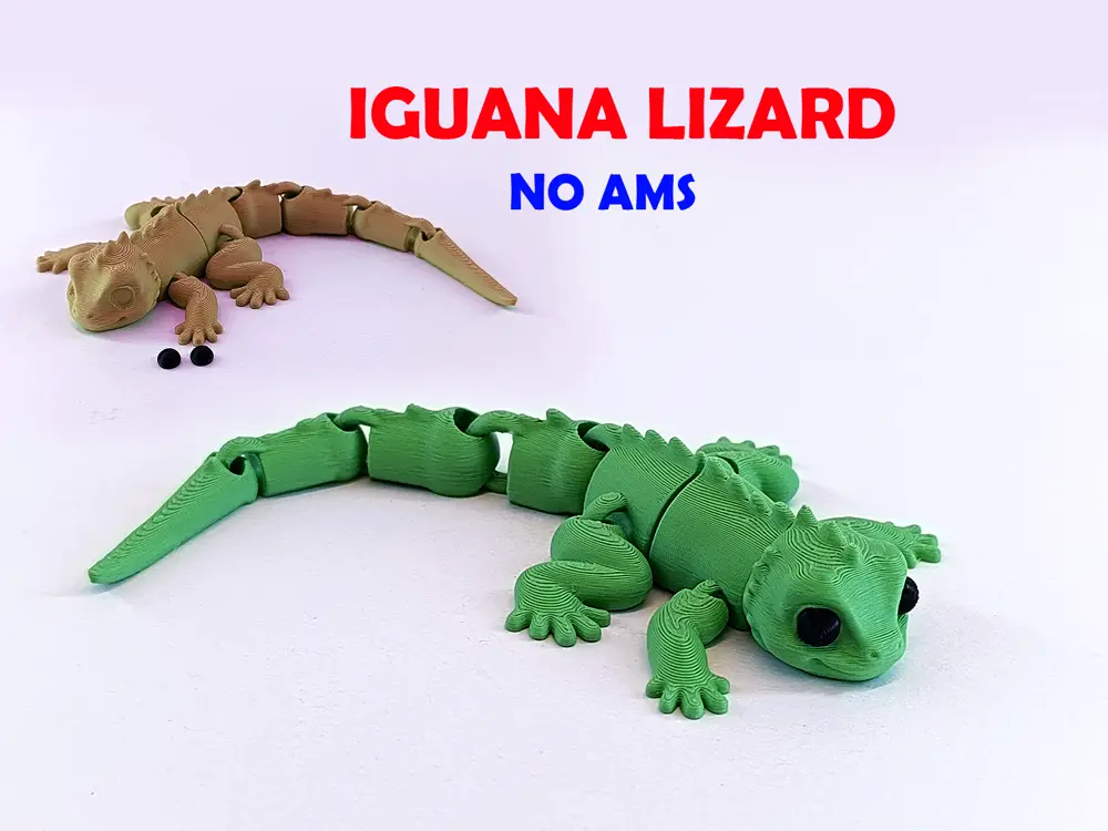 Articulated Iguana Lizard